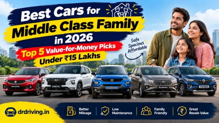 Best Cars for Middle Class Family in 2026